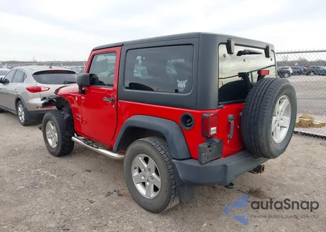 2012 Jeep Wrangler Sport z USA, uszkodzony, nr VIN 1C4AJWAG2CL275162
